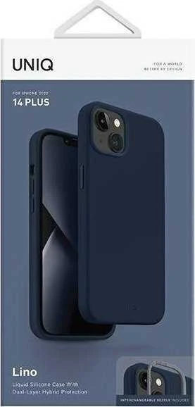 UNIQ Lino Dėklas Apple iPhone 14 Plus 6,7″ marine mėlynas