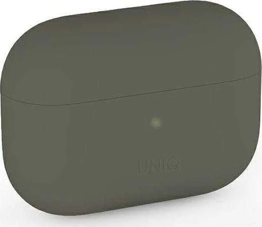 UNIQ Lino Dėklas AirPods Pro silikoninis pilkos spalvos moss