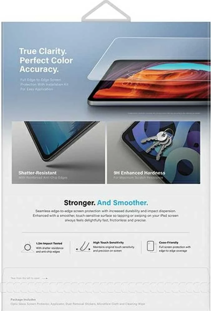 UNIQ Optix Clear iPad Pro 11" (2024) grūdintas stiklas su aplikatoriumi