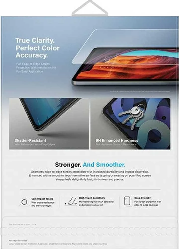 UNIQ Optix Clear iPad Pro 13" (2024) grūdintas stiklas su aplikatoriumi