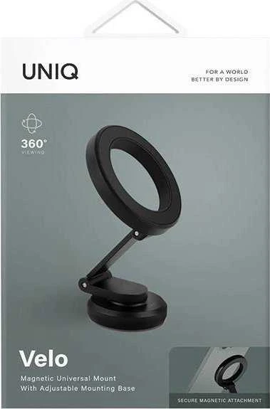 UNIQ universal magnetic velo holder juodos spalvos/midnight juodos spalvos