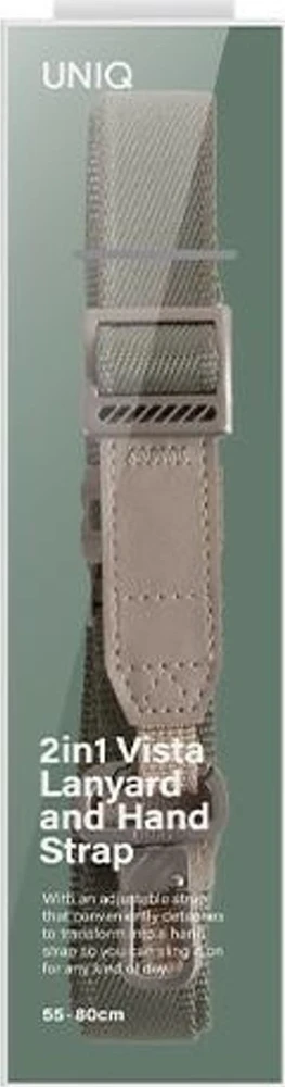 UNIQ Vista universal 2in1 phone lanyard pastel žalios spalvos/laurel žalios spalvos