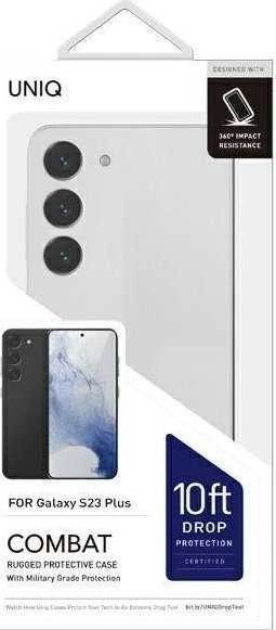UNIQ Combat Dėklas Samsung Galaxy S23+ S916 carbon juodos spalvos