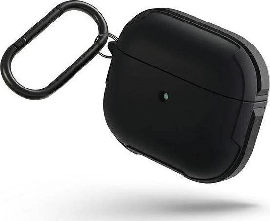UNIQ Valencia dėklas AirPods 3 midnight juodas Antimicrobial