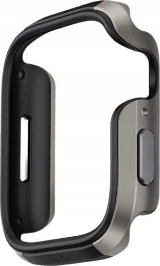UNIQ Valencia dėklas Apple Watch Series 46mm titano sidabrinis