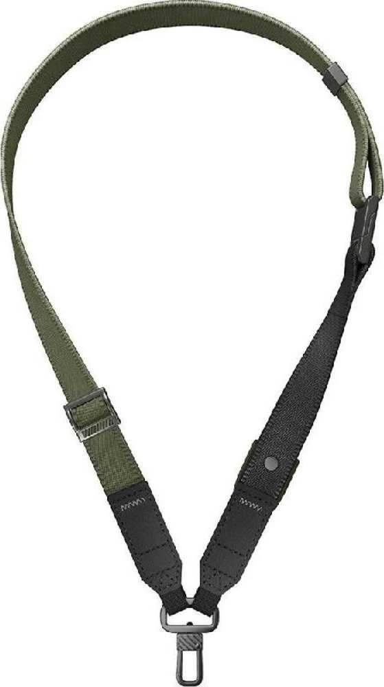 UNIQ Vista Universal phone lanyard 2in1 forest juodos spalvos