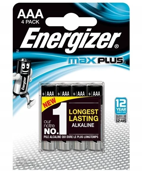 Uniross Baterija - Energizer LR03 AAA Max Plus Alkaline 1.5V 4 Pakas