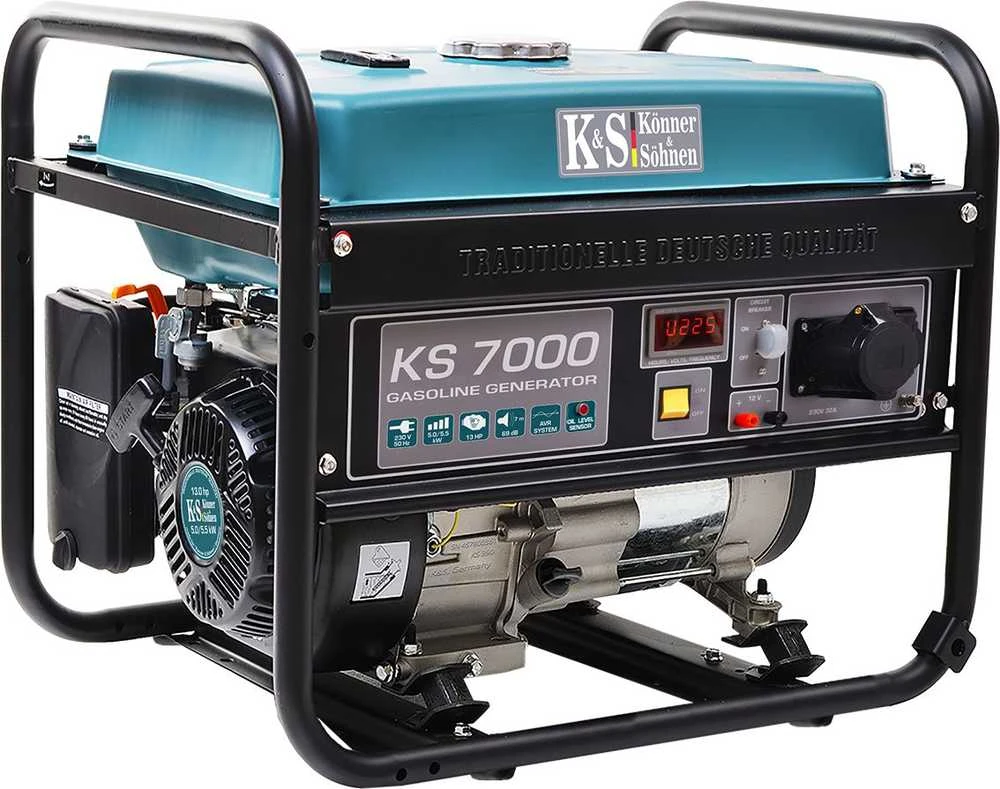 KÖNNER & SÖHNEN Benzininis generatorius 5,0 kW 230 V KS 7000