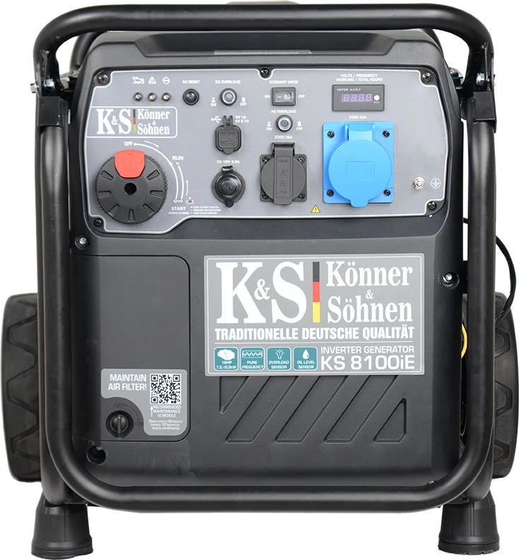 KÖNNER & SÖHNEN benzininis inverterinis generatorius KS 8100iE ATSR 8.0kW