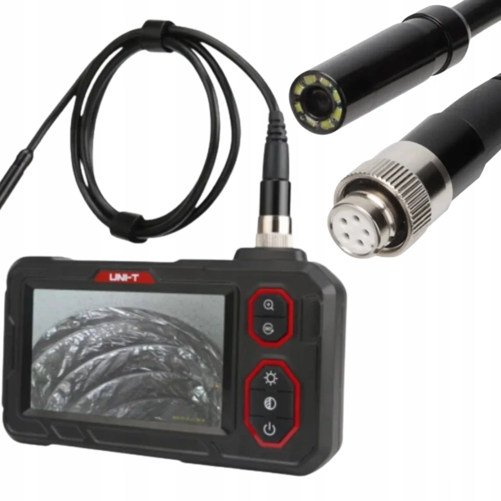 Profesionalus boroskopas, 4.3"IPS LCD 1280*720, 1m, CMOS, 70°, IP67, UNI-T