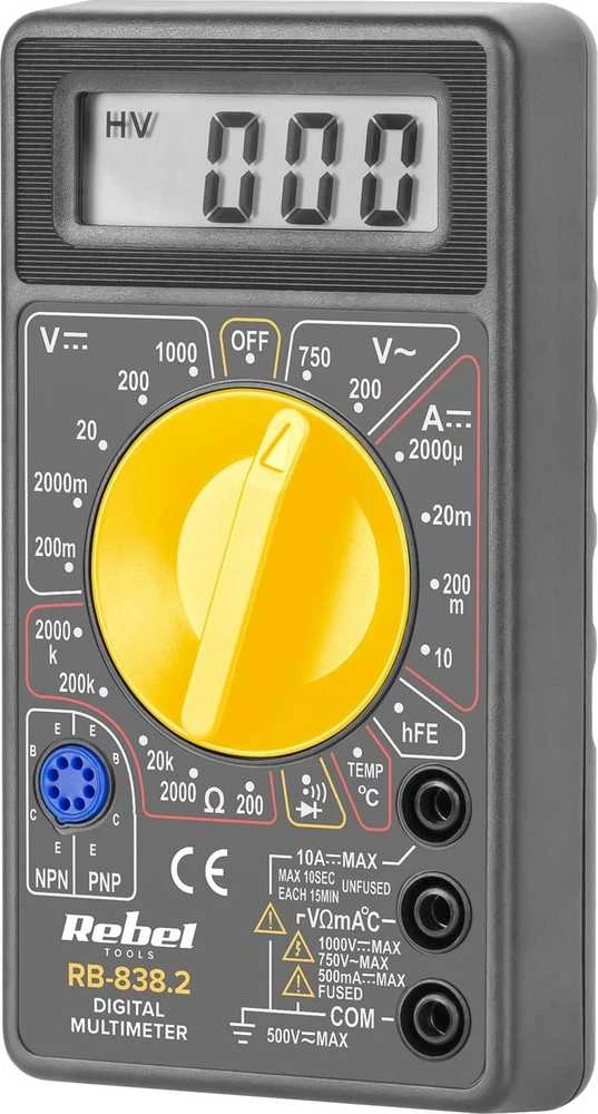 Uni-t Universalus matuoklis REBEL RB838 v.2