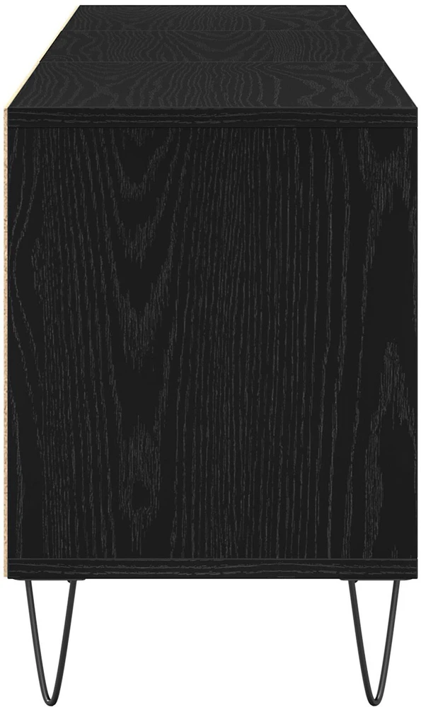 TV staliukas Televizoriaus spintelė 150 x 30 x 44,5 cm Juodas ąžuolas