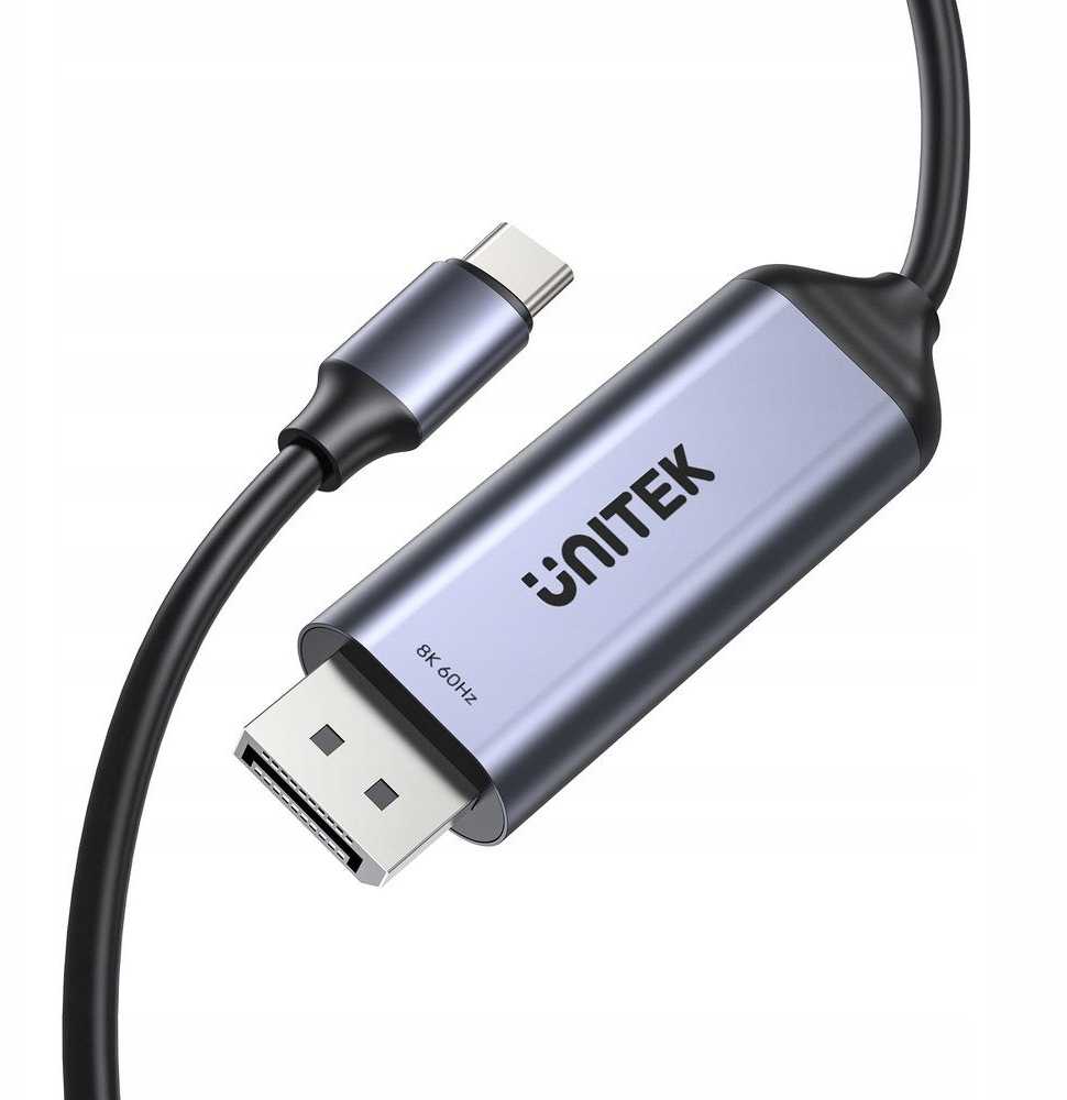 Unitek 8K USB-C į DisplayPort dvikryptis kabelis