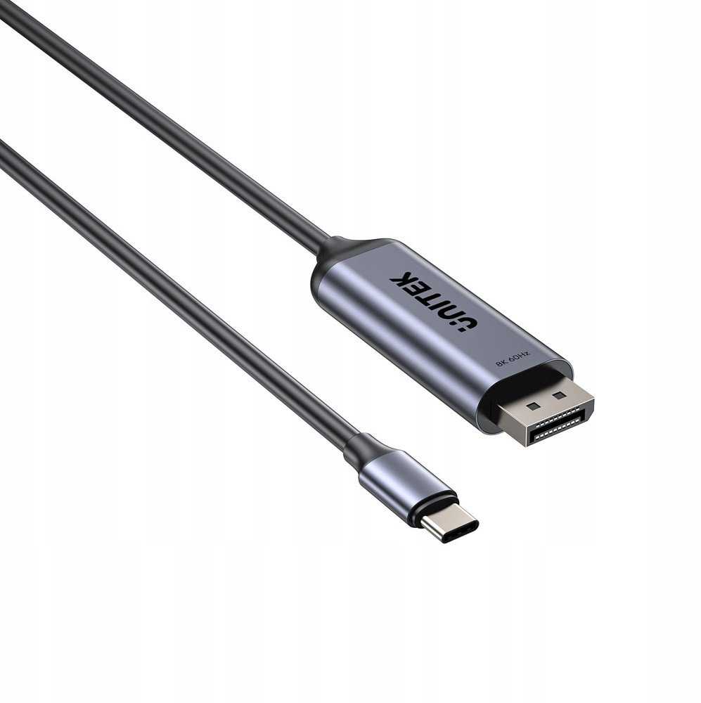 Unitek 8K USB-C į DisplayPort dvikryptis kabelis