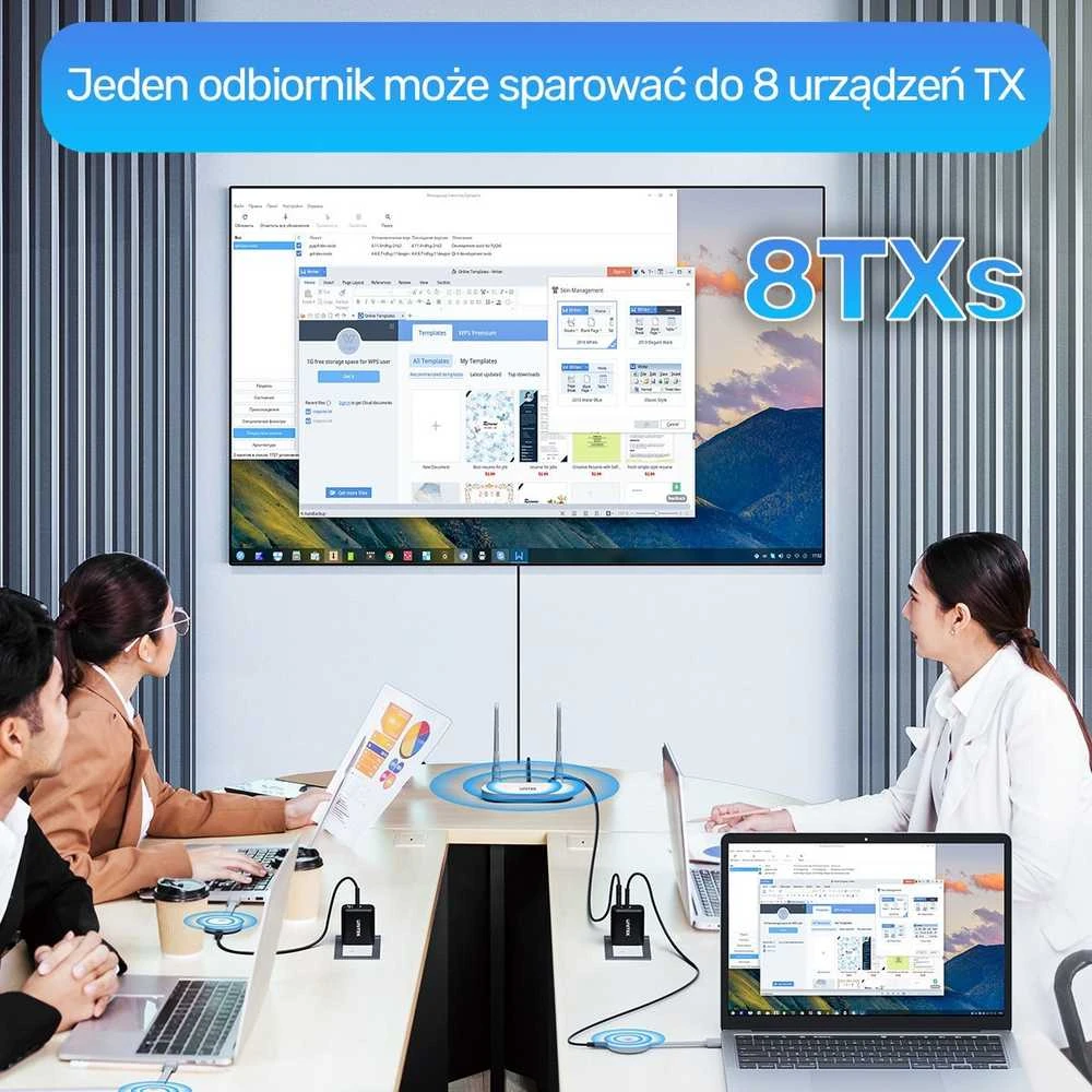 Unitek belaidis 4K HDMI vaizdo siųstuvas