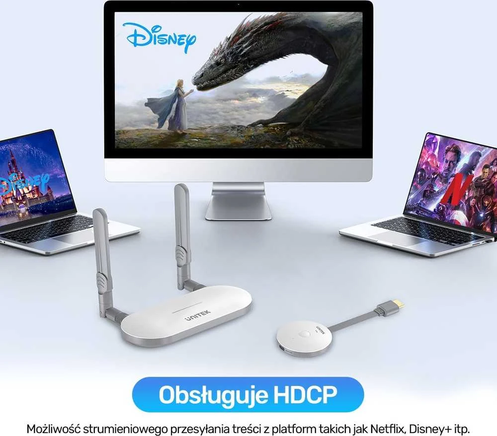 Unitek belaidis 4K HDMI vaizdo siųstuvas