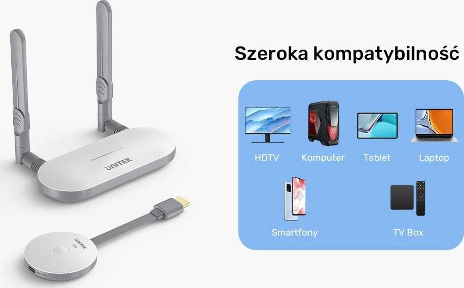 Unitek belaidis 4K HDMI vaizdo siųstuvas