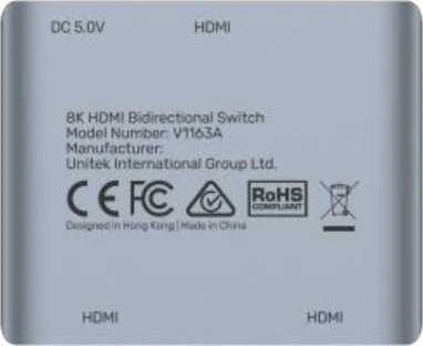 Unitek HDMI 2.1 8K 2na1