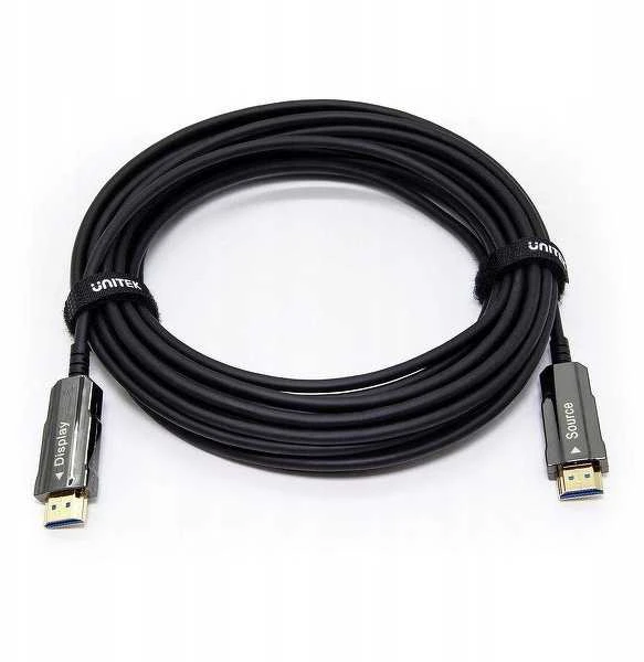 Unitek 12m optinis HDMI laidas su pažymėtais antgaliais