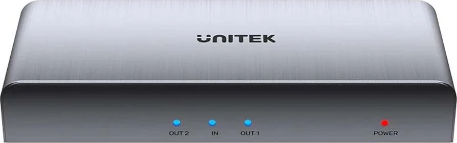 Unitek HDMI skirstytuvas 1 IN-2 OUT 4K