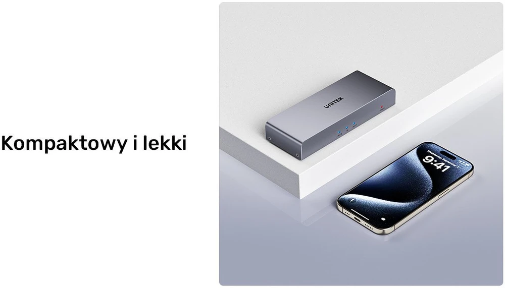 Unitek HDMI skirstytuvas 1 IN-2 OUT 4K