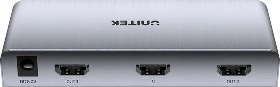 Unitek HDMI skirstytuvas 1 IN-2 OUT 4K