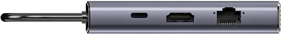 UNITEK HUB USB-C 6IN1 USB-A 5GBPS PD100W HDMI RJ45