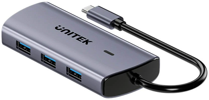 UNITEK HUB USB-C 6IN1 USB-A 5GBPS PD100W HDMI RJ45