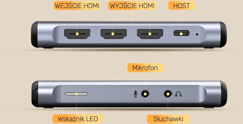 Unitek 4K@60Hz vaizdo įrašymo plokštė