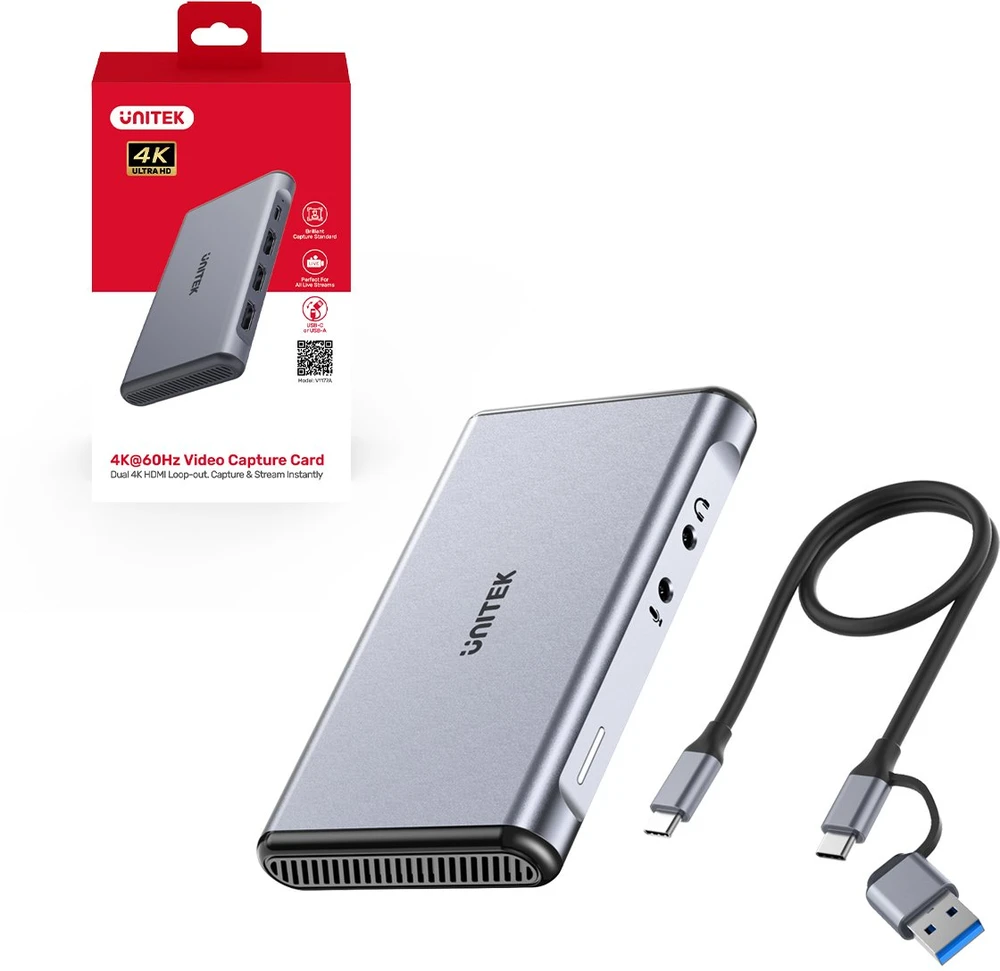 Unitek 4K@60Hz vaizdo įrašymo plokštė