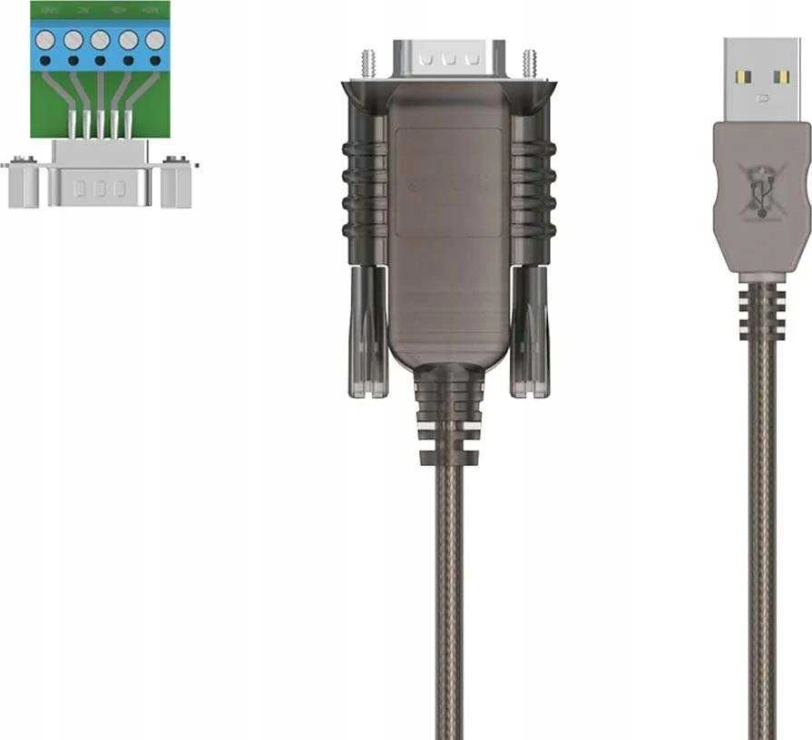 „Unitek“ keitiklis/adapteris USB 2.0 į RS422/RS485 (DB9M) su FTDI lustų rinkiniu, 1,5 m
