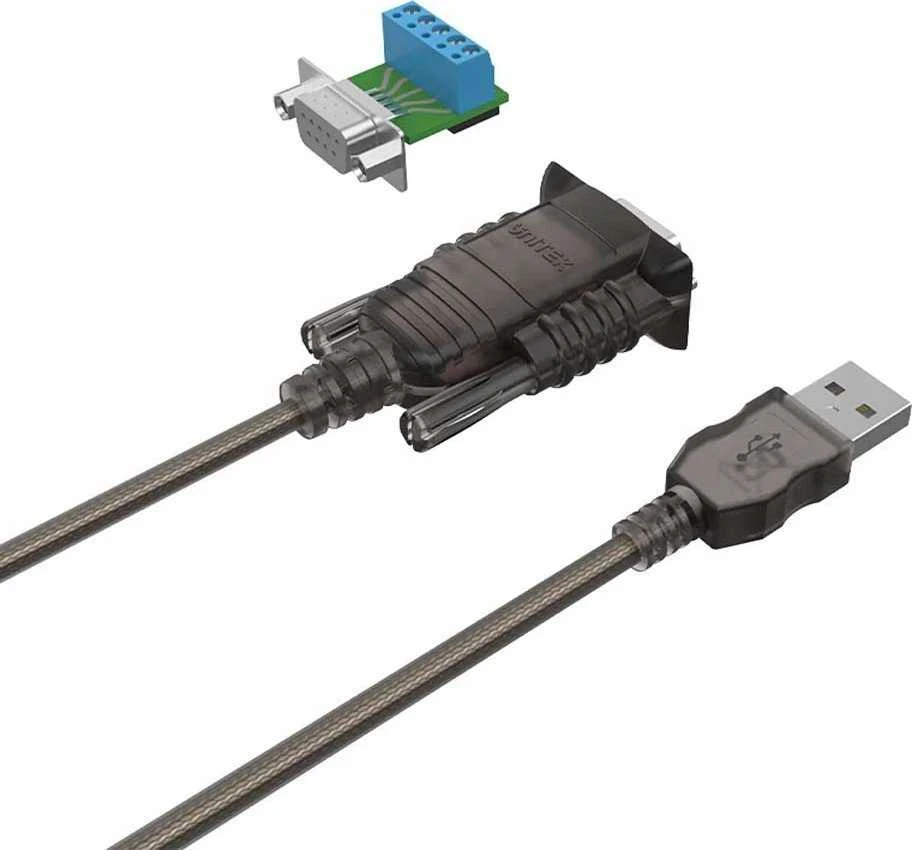 „Unitek“ keitiklis/adapteris USB 2.0 į RS422/RS485 (DB9M) su FTDI lustų rinkiniu, 1,5 m