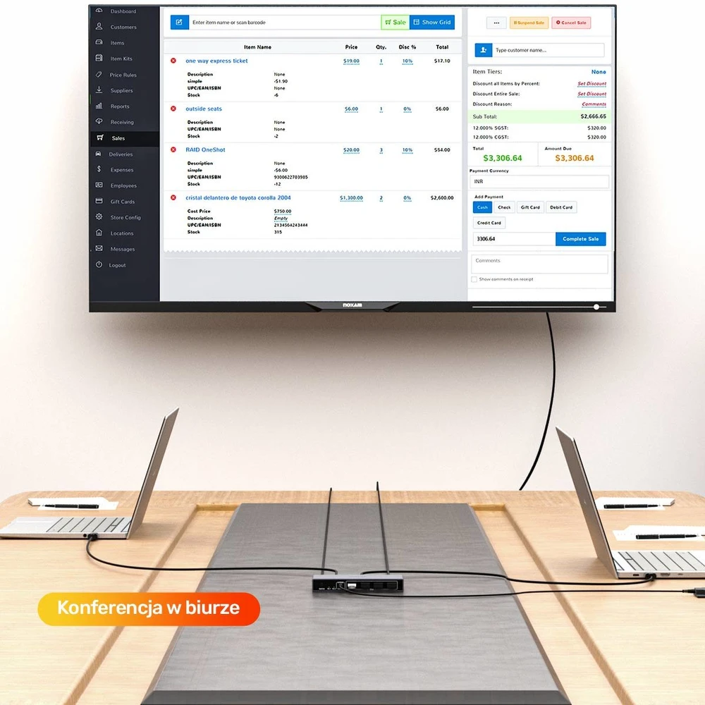 KOMUTATORIUS HDMI + USB KVM V1309AGY01-EU 4K UHD UNITEK