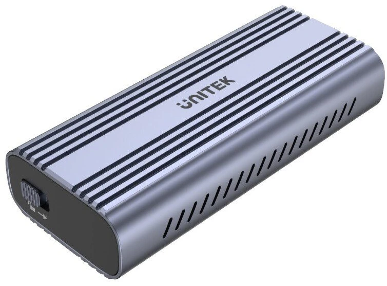 SSD Korpusas - UNITEK M.2 PCIe NVMe/SATA 10Gbps Pilkas