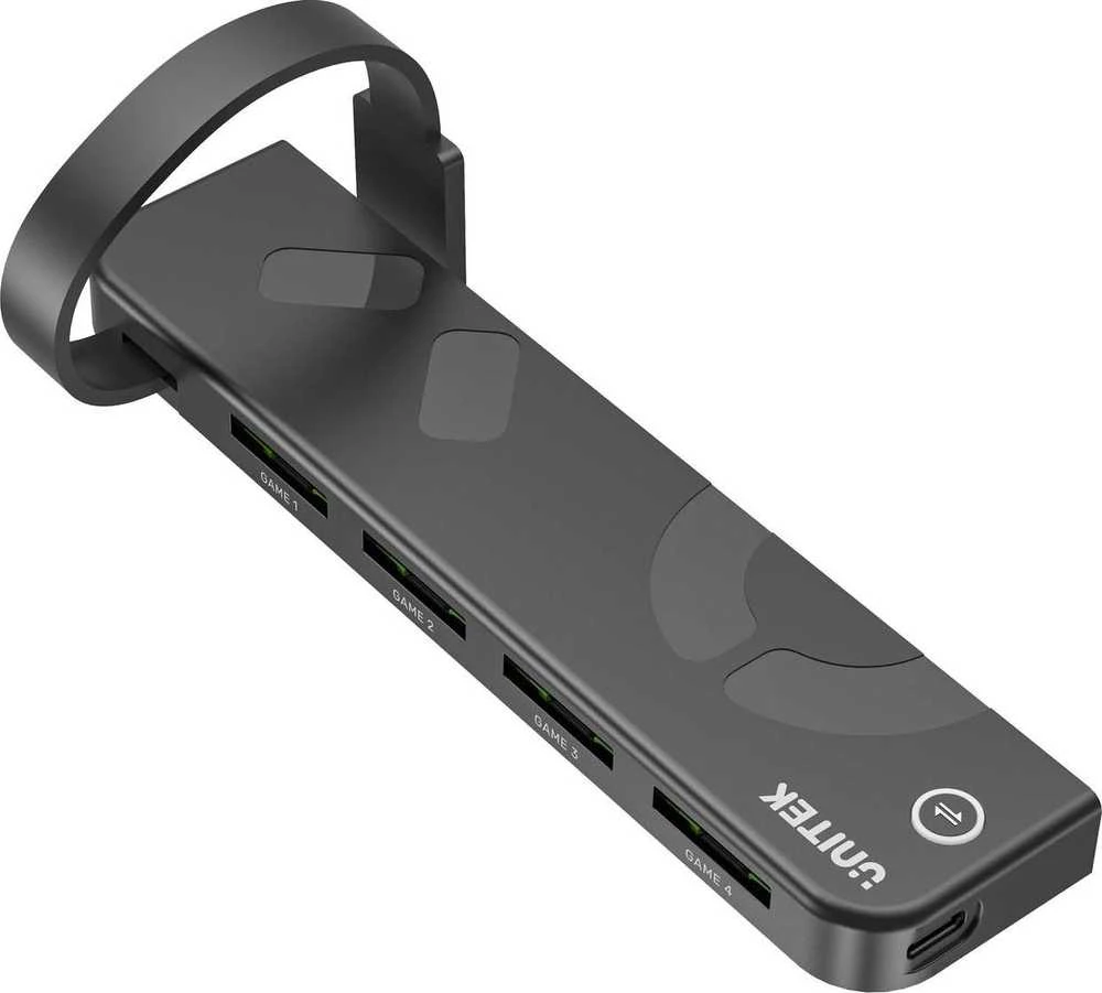 Unitek Nintendo Switch 4 kortelių skaitytuvas + nuotolinio valdymo pultas