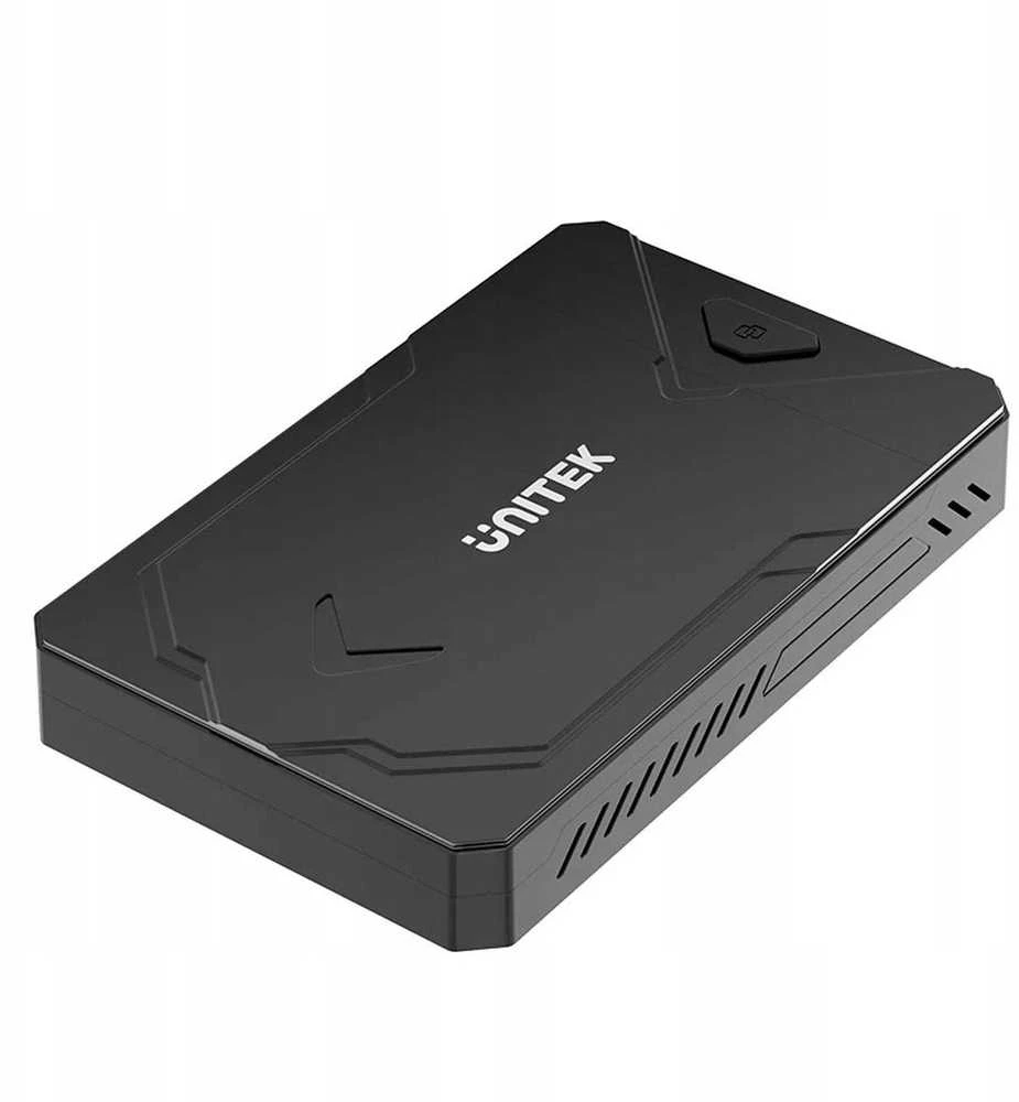 Unitek M.2 NVMe ir SATA SSD dėklas, juodas
