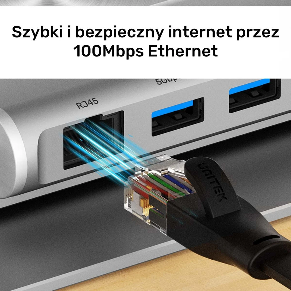 Reguliuojamas nešiojamojo kompiuterio stovas + USB-C HDMI šakotuvas Unitek D1109B01 PD 100W