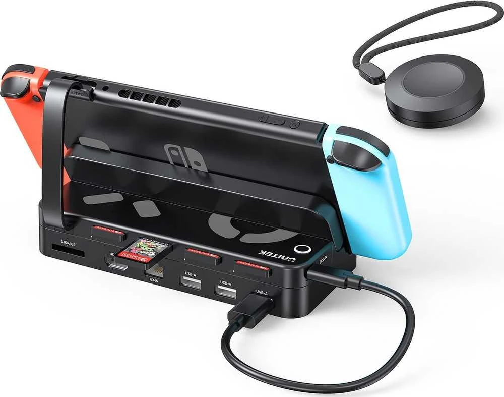 Unitek prijungimo stotelė, skirta Nintendo Switch + nuotolinio valdymo pultui