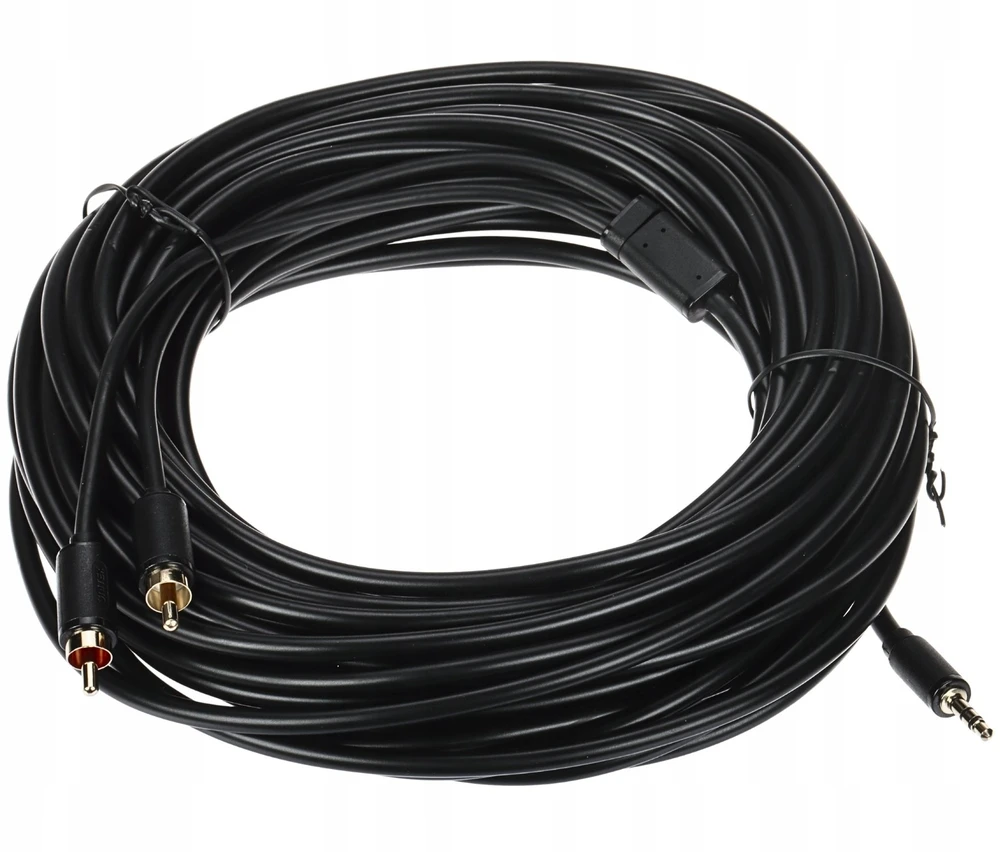 KABELIS C19025BK01 2 x CINCH / Jack TRS 3,5 mm 15 m UNITEK