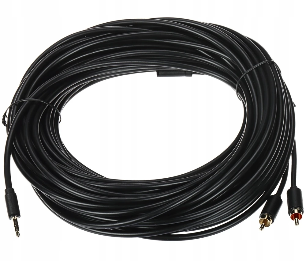 KABELIS C19026BK01 2 x CINCH / Jack TRS 3,5 mm 20 m UNITEK