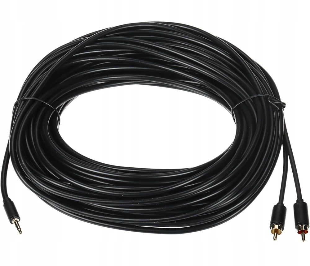 KABELIS C19027BK01 2 x CINCH / Jack TRS 3,5 mm 25 m UNITEK