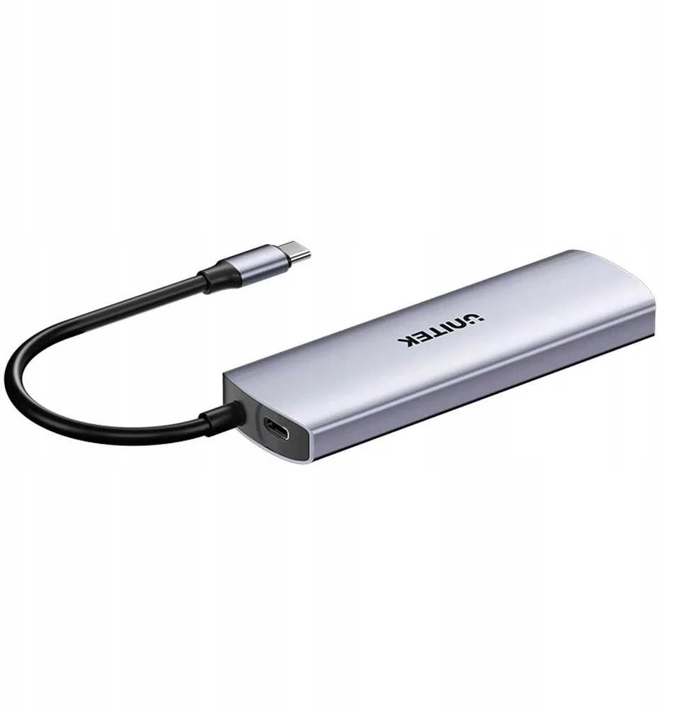 Unitek šakotuvas 4w1 USB-C 10 Gbps, 2x USB-A ir 2x USB-C H1112DGY01