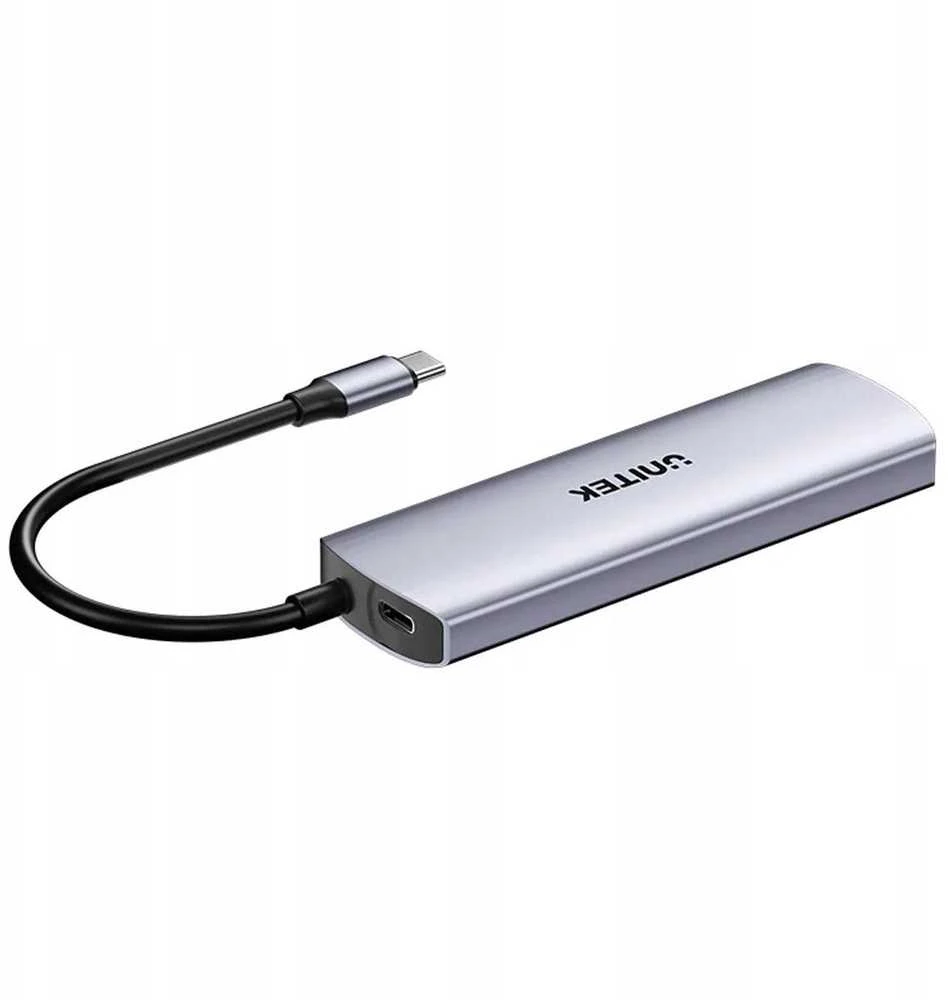 USB šakotuvas „Unitek“ 4w1 USB-C 10 Gbps, 4x USB-A H1112EGY01