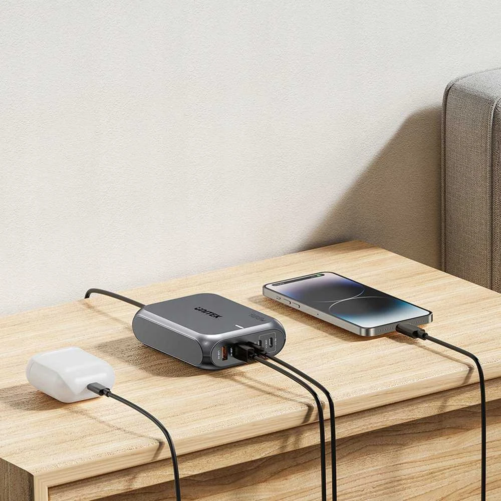 „Unitek“ 2xUSB-A 3xUSB-C GAN 188W