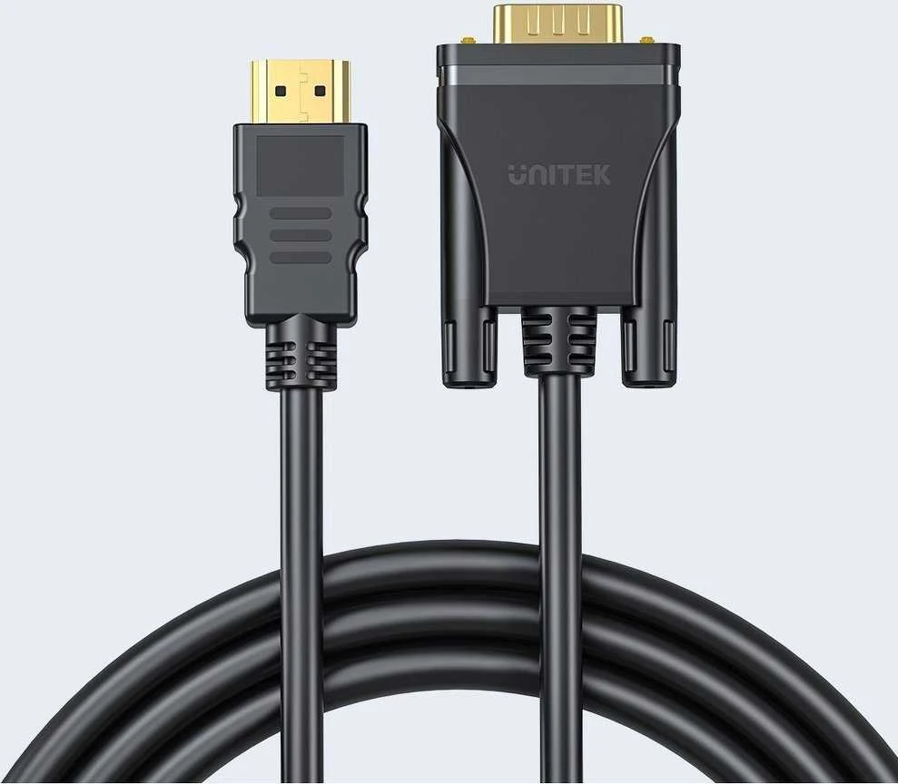 Unitek Kabelis HDMI ir VGA, FullHD 60Hz, 2 m