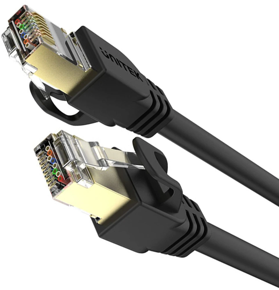 UNITEK Kat. 7 SSTP 8P8C RJ45 eterneto kabelis – 2 m C1810EBK