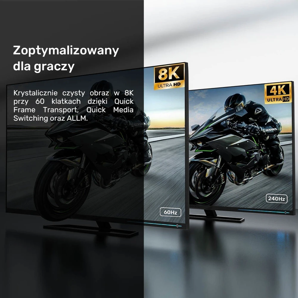 „Unitek 8K LUX HDMI 2.1“ pintas kabelis, 2 m