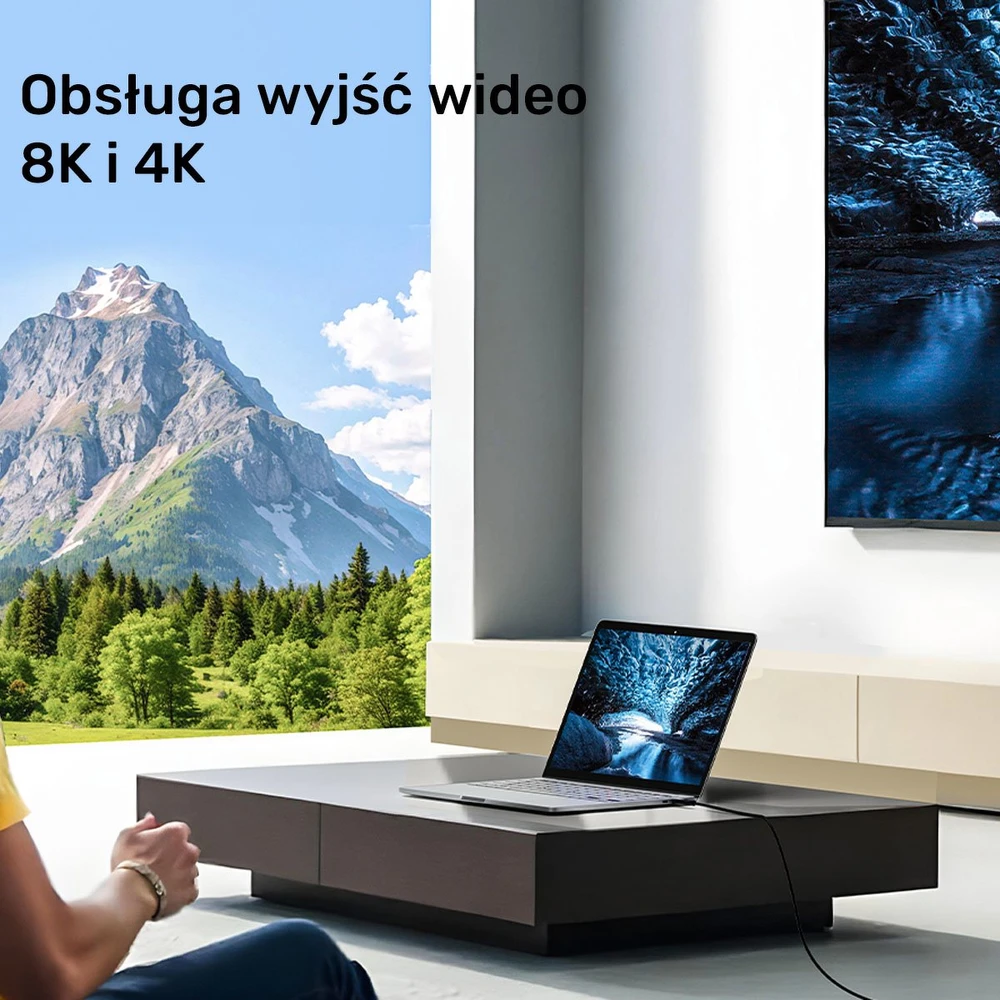 Unitek USB-C 4.0 PD 100W 40 Gbps 8K 2 m kabelis