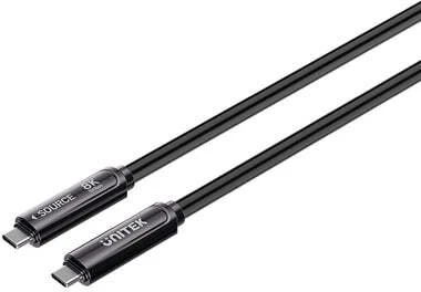 „Unitek“ optinis kabelis USB-C | 10 Gbps | PD60W | 8K@30 Hz | juodas, 15 m