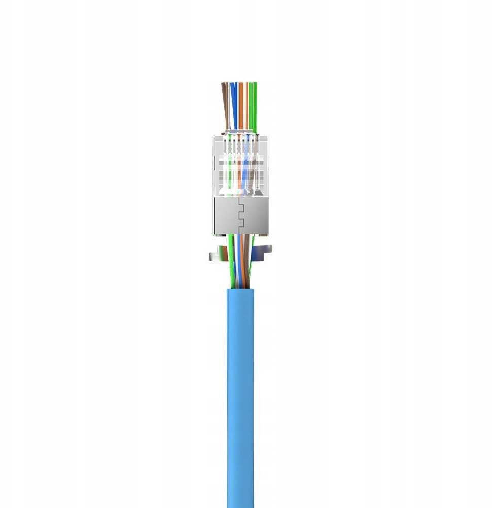Unitek Wtyk modulinis perėjimo RJ45 kat. 7, 50 vnt.